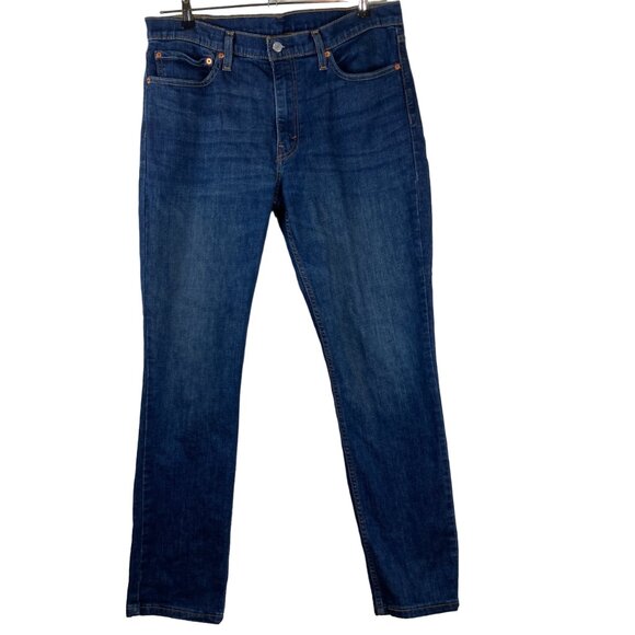 Levi's Other - Levis 511 Jeans Mens 36x32 Blue Denim Slim Fit Straight Stretch Dark Wash